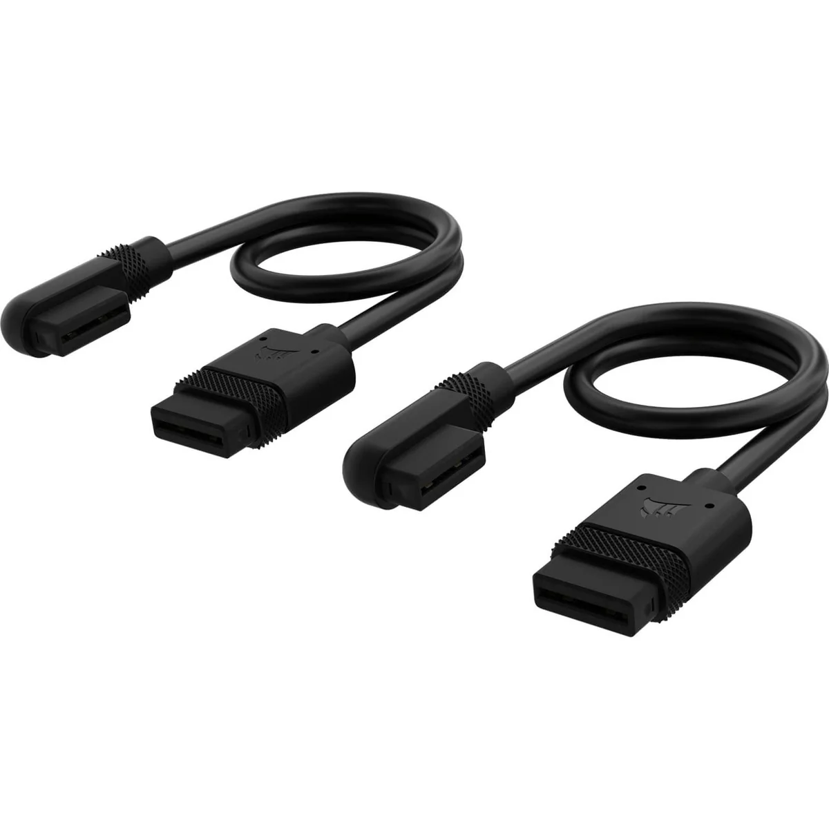 CABLE CORSAIR ICUE LINK 2X 200MM CON CONECTOR 90° NEGRO