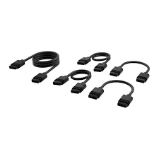 CABLE CORSAIR ICUE LINK KIT X5 CONECTOR DERECHO NEGRO