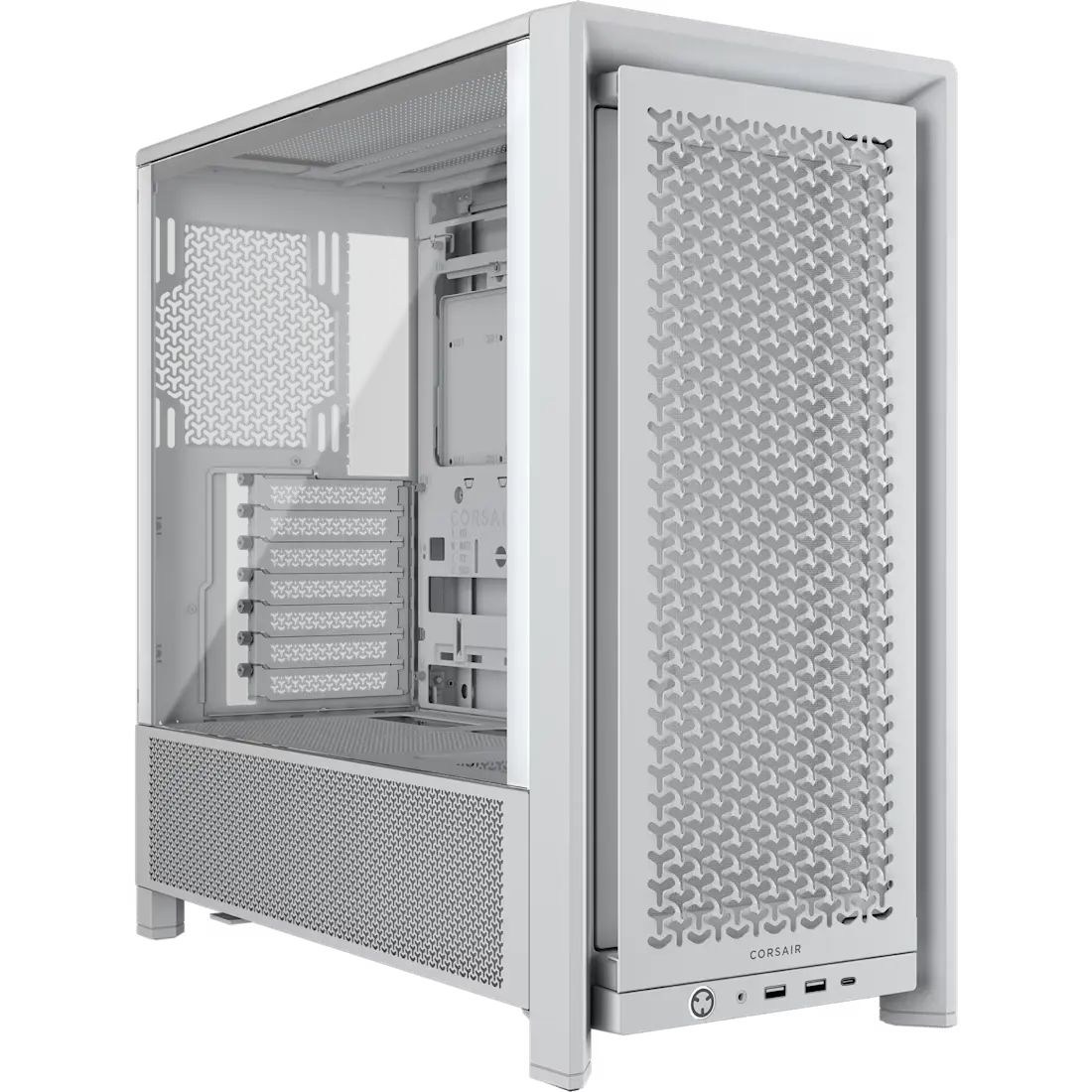 Gabinete Corsair Frame 4000d Mid-tower Tg Full Modular White