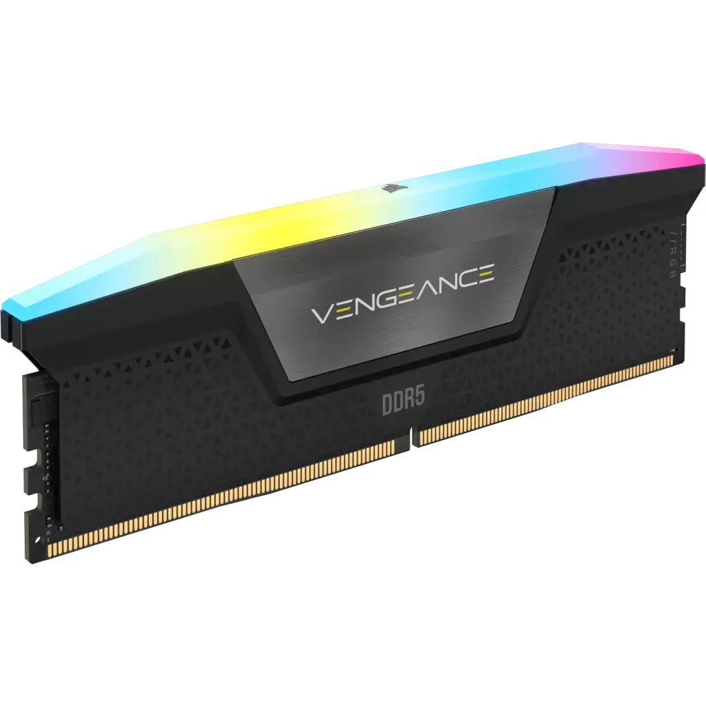 MEMORIA RAM CORSAIR VENGEANCE 8GB DDR5 5200MHZ CL40 1.25V (1 X 8GB) INTEL XMP & - BLACK RGB