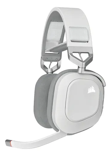 Auricular Corsair Hs80 Rgb Wireless Premium Audio Espacial Blanco