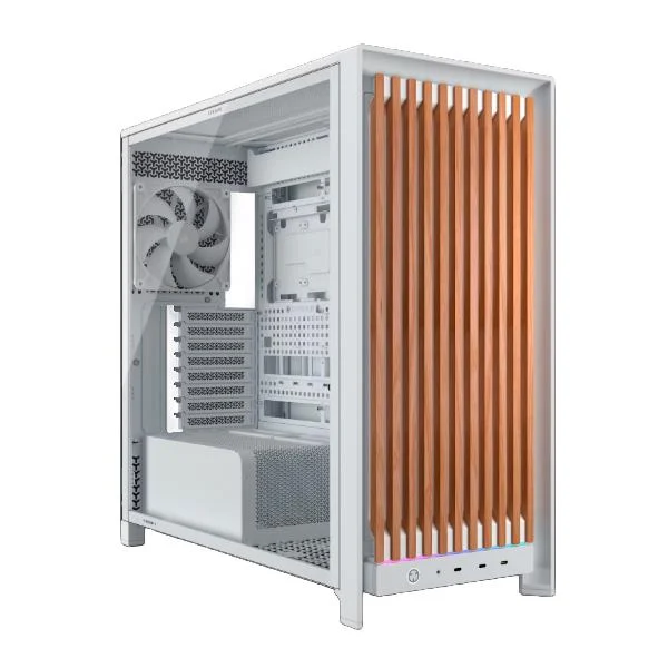 GABINETE CORSAIR FRAME 5000D WOOD RS PERFORMANCE MID-TOWER CASE BLANCO / MADERA