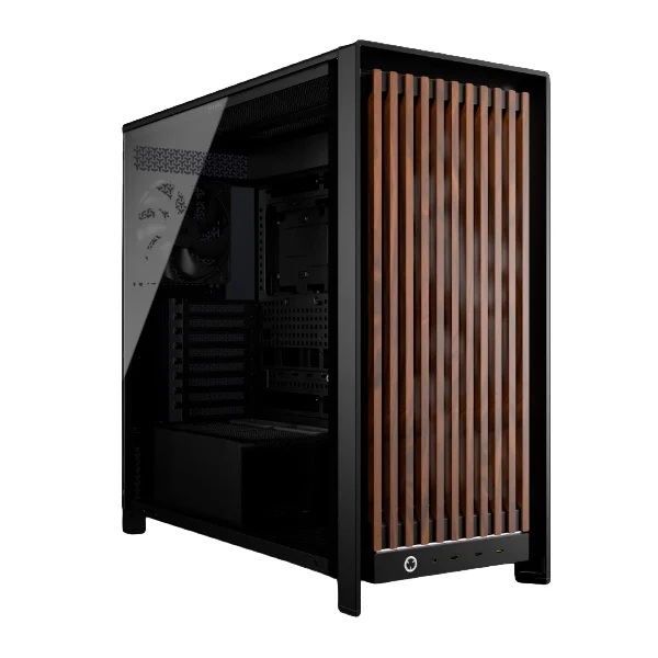 GABINETE CORSAIR FRAME 5000D WOOD RS PERFORMANCE MID-TOWER CASE NEGRO / MADERA