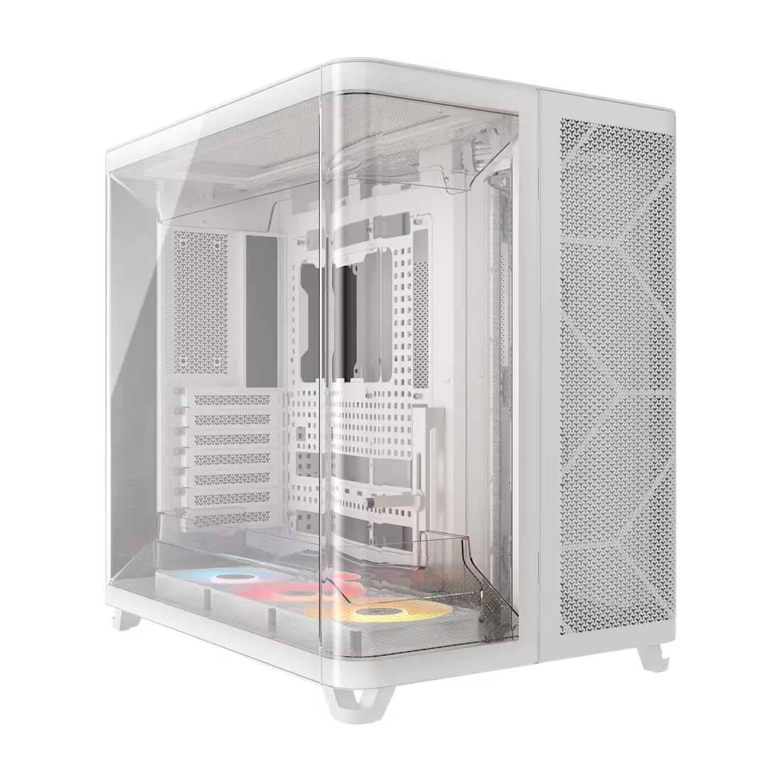GABINETE CORSAIR AIR 5400 RS-R 3FAN ARGB WHITE