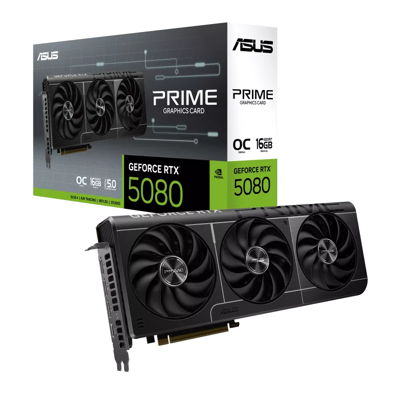 PLACA DE VIDEO ASUS PRIME RTX 5080 OC 16GB DDR7