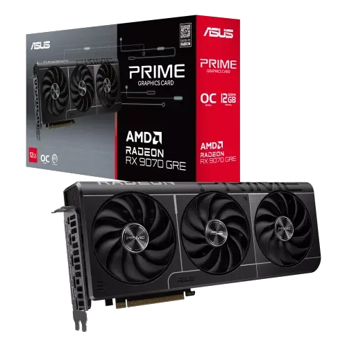 PLACA DE VIDEO ASUS AMD RADEON PRIME RX9070 OC 12GB GRE