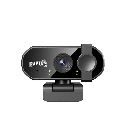 WEB CAM RAPTOR VISION 4K C/MICROFONO C/TAPA