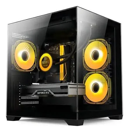 GABINETE GAMER JALATEC JT-X93 (JT80P-A500S) + FUENTE 500W 80 PLUS BRONZE