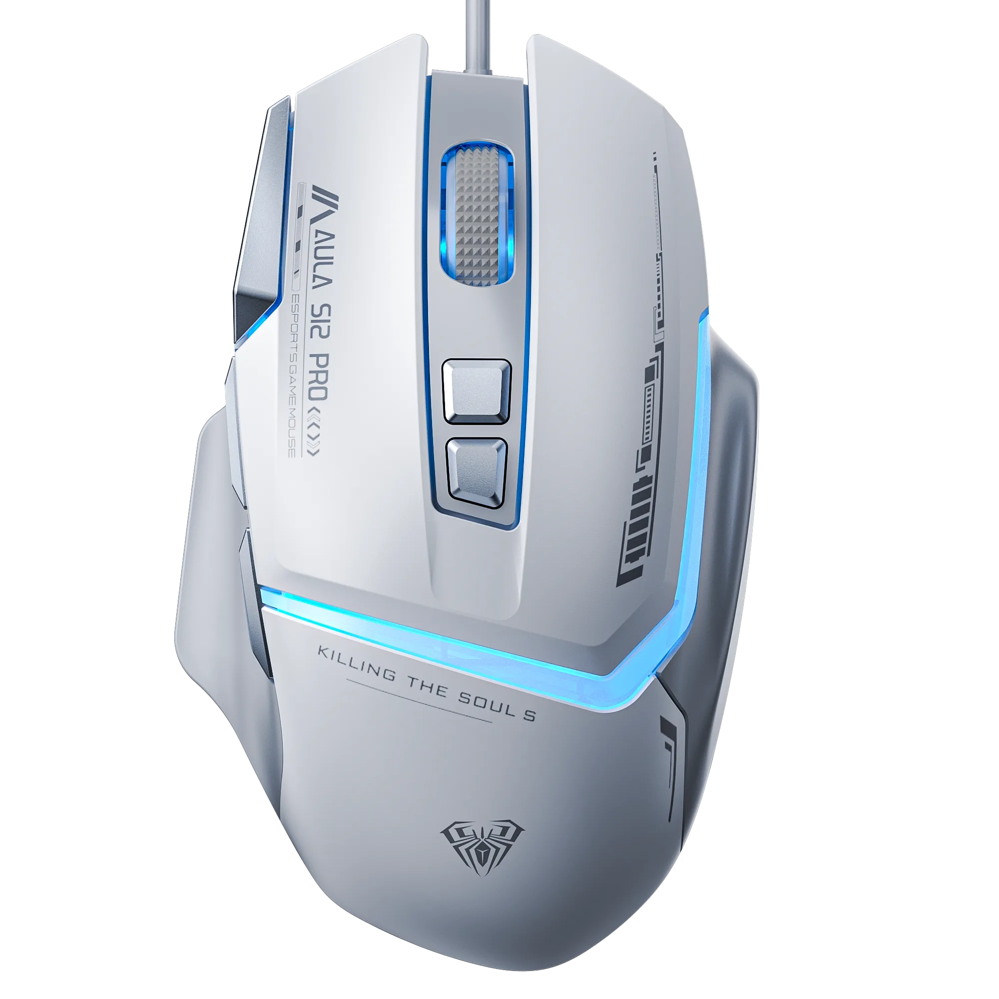 MOUSE AULA S12 PRO WIRED BLANCO