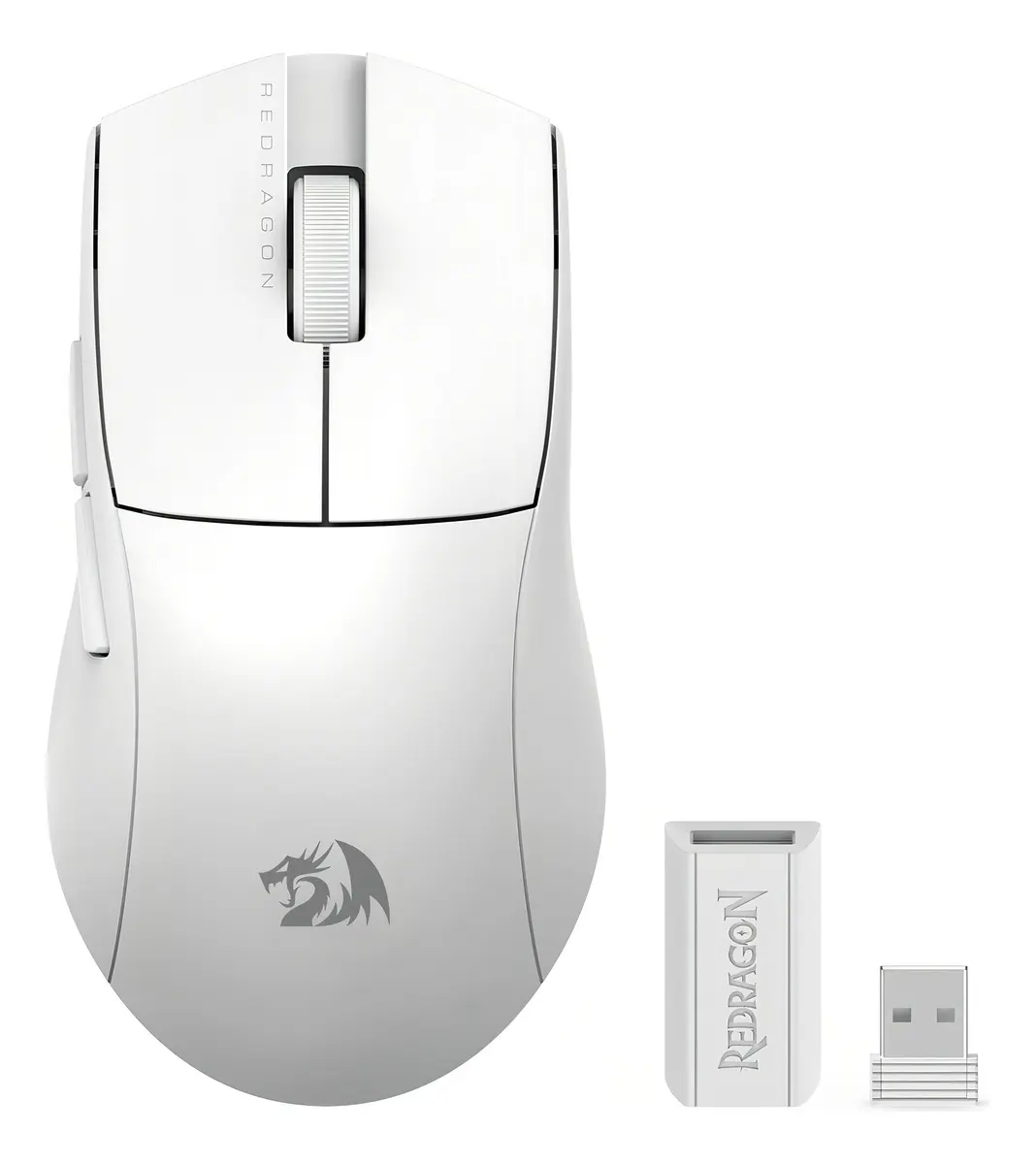 MOUSE INALÁMBRICO REDRAGON KING M916 PRO 4K BLANCO