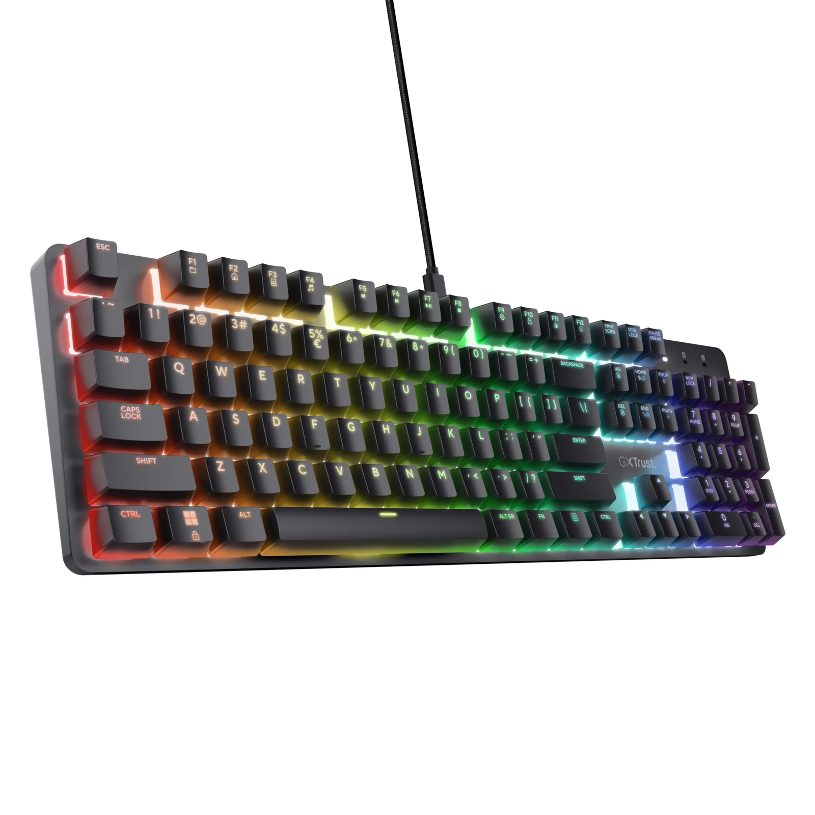 TECLADO TRUST GAMING GXT 871 ZORA MECANICO RGB