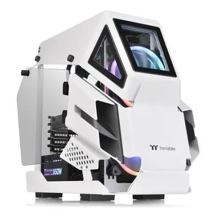 GABINETE TT AH T200 MID-TOWER TG X 2 SNOW WHITE