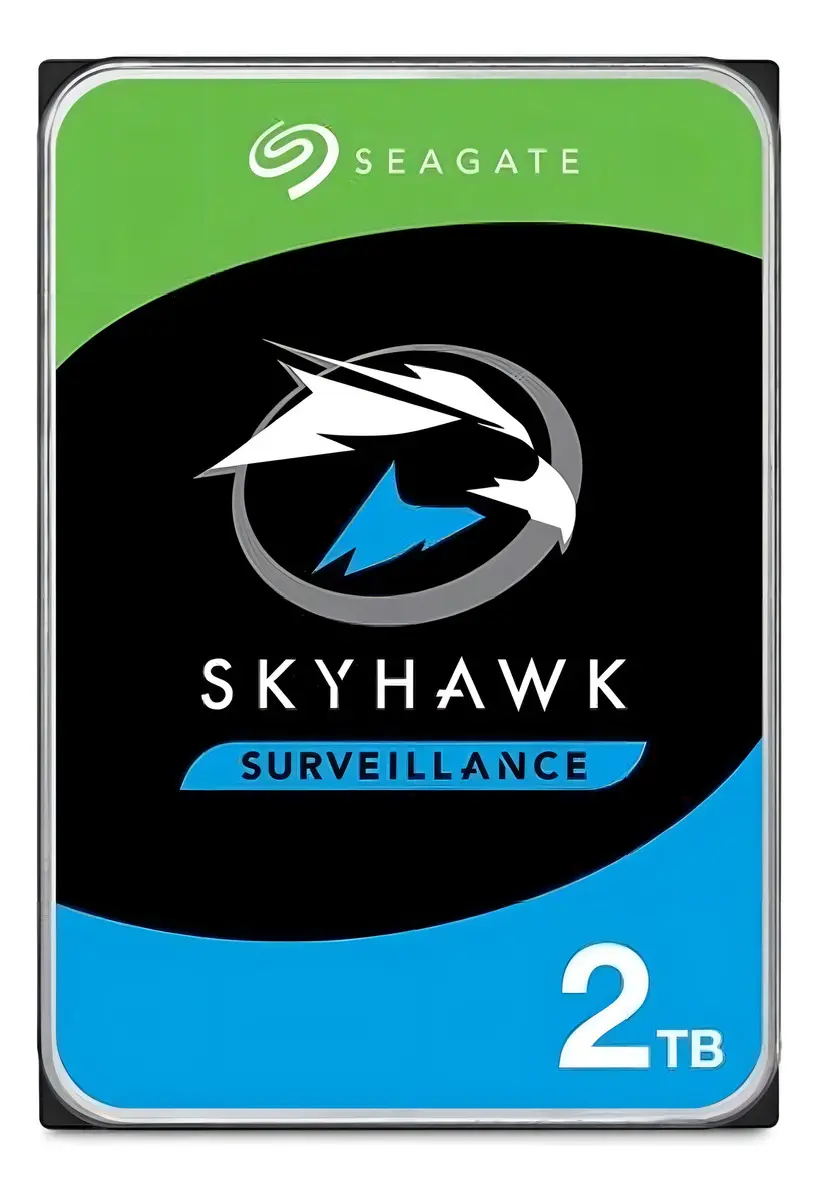 DISCO INTERNO HDD SEAGATE 2TB SATA III SKYHAWK SURVEILLANCE 256MB 5400 RPM