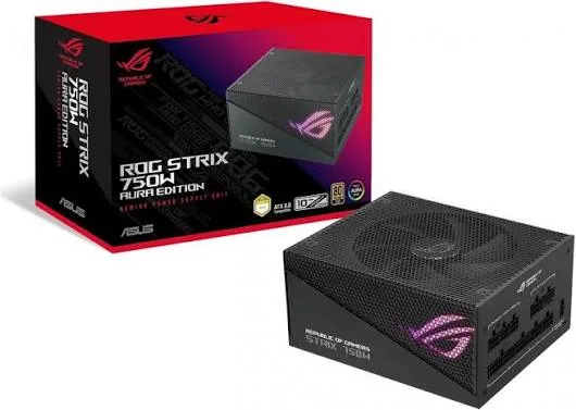 FUENTE ASUS ROG STRIX 750W AURA GAMING 80 PLUS GOLD