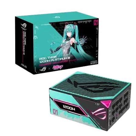 FUENTE 1200W ASUS ROG THOR 1200P III PLATINUM 80 PLUS PLATINUM HATSUNE MIKU EDITION