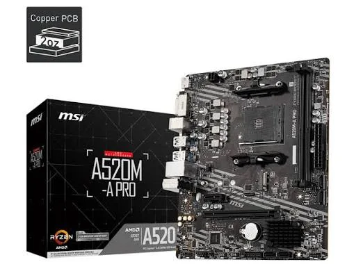 MOTHER MSI A520M-A PRO DDR4 AM4