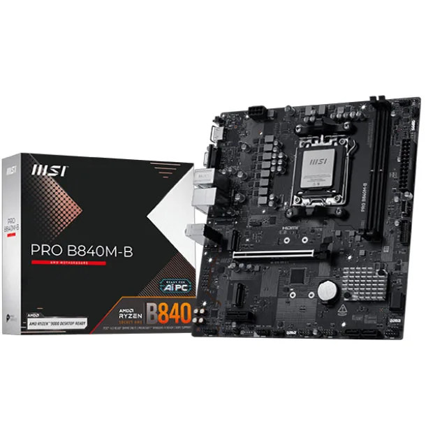 MOTHERBOARD MSI PRO B840M-B AM5 DDR5