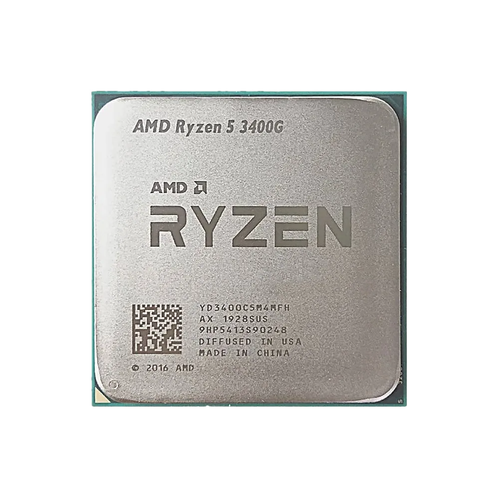PROCESADOR AMD RYZEN 5 3400G C/VIDEO INTEGRADO S/COOLER AM4
