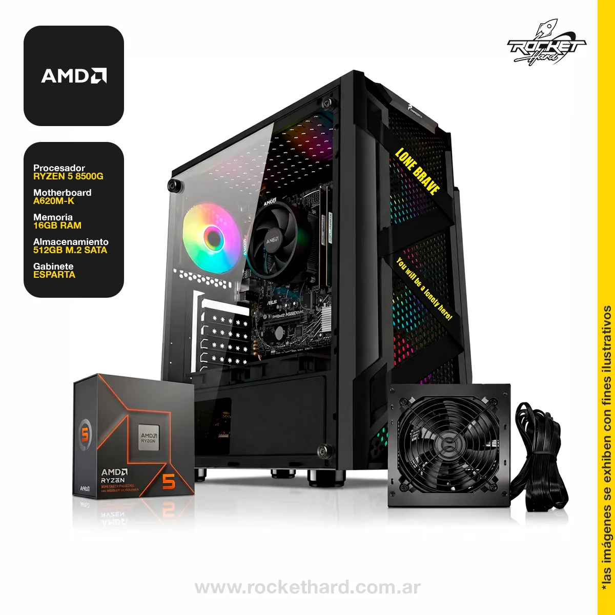 PC PROMO RYZEN 5 8500G AM5 - 16GB - 512GB