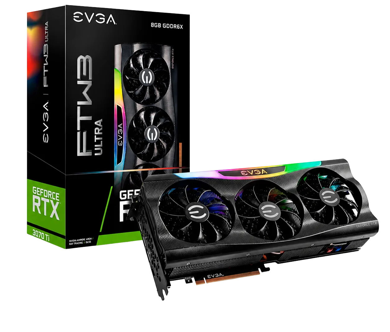 Outlet Placa De Video Evga Rtx 3070 Ti Ftw3 Ultra Oc 8gb