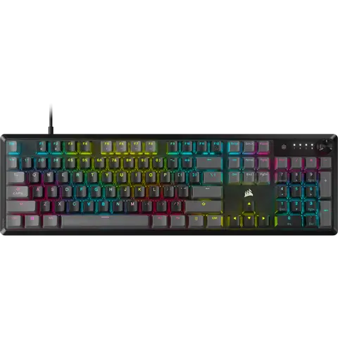 Teclado Corsair K70 Core Rgb Mecanico Mlx Red Carbon Gray