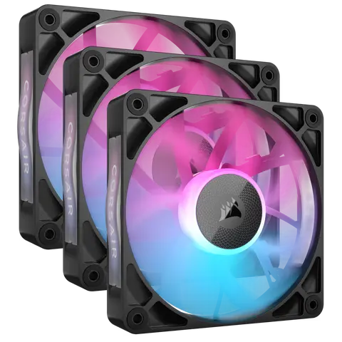 Fan Cooler Corsair Icue Link Rx120 Rgb 120mm Black Pack X3
