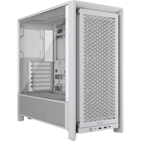 Gabinete Corsair Frame 4000d Rs Mid-tower Tg Fan X3 White