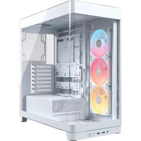 Gabinete Corsair Frame 4500x Lx-r Rgb Mid-tower Tg White
