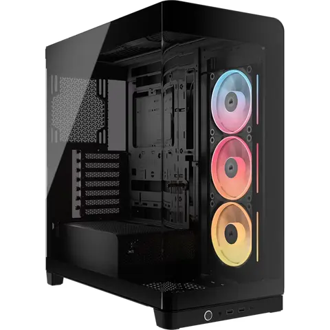 Gabinete Corsair Frame 4500x Lx-r Rgb Mid-tower Tg Black