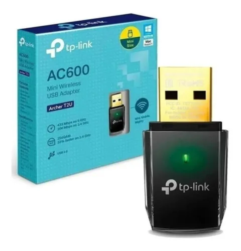 Placa De Red Wifi Usb Archer T2u Ac600 Dual Band