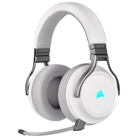 Auricular Corsair Virtuoso Wireless Rgb Hifi Gaming White