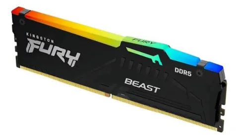 Memoria Ram Ddr5 Kingston 32gb 5600 Cl40 Mhz Fury Beast Black Rgb Oem
