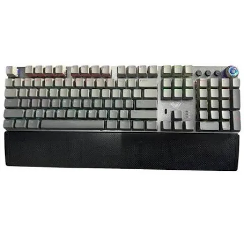 Teclado Aula F2088air Grey Sw Red InglÉs