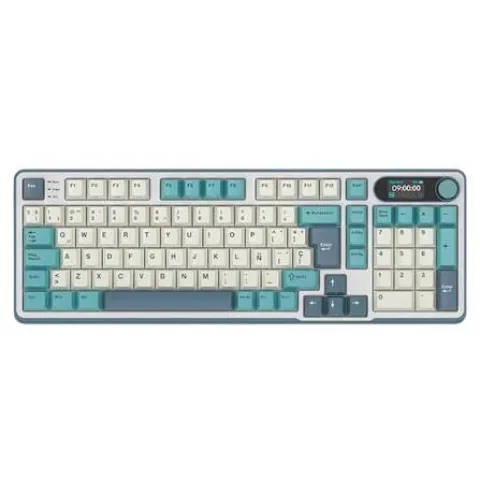 Teclado Royal Kludge Rks98 Wireless Light Cloud Switch Brown 96%