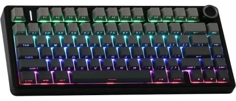 Teclado Aula F75 Black DegradÉ Mecanico Trimodo Wireless 75% Rgb Sw Reaper InglÉs